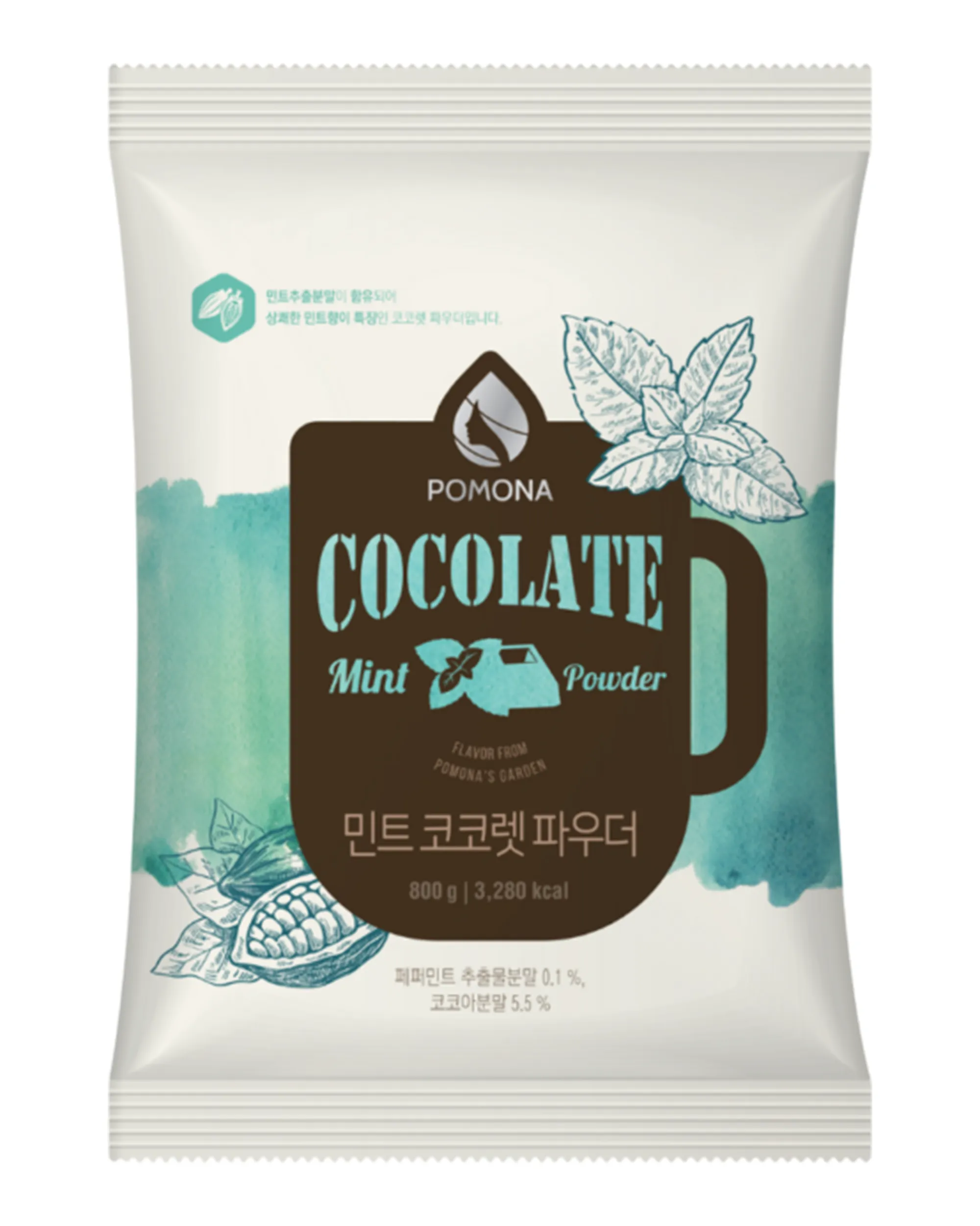 Bột Pha Chế Vị Socola Bạc Hà – 800g