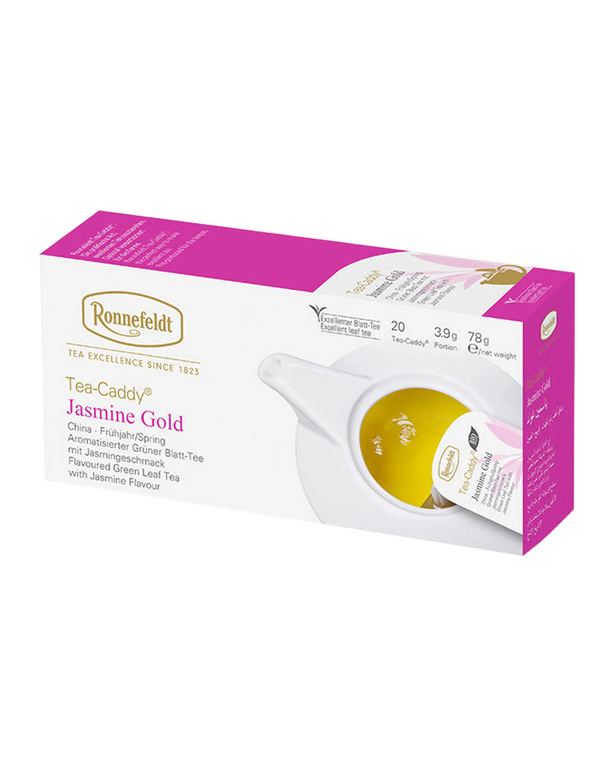 Trà Jasmine Gold Tea Caddy - 20 Túi Lọc