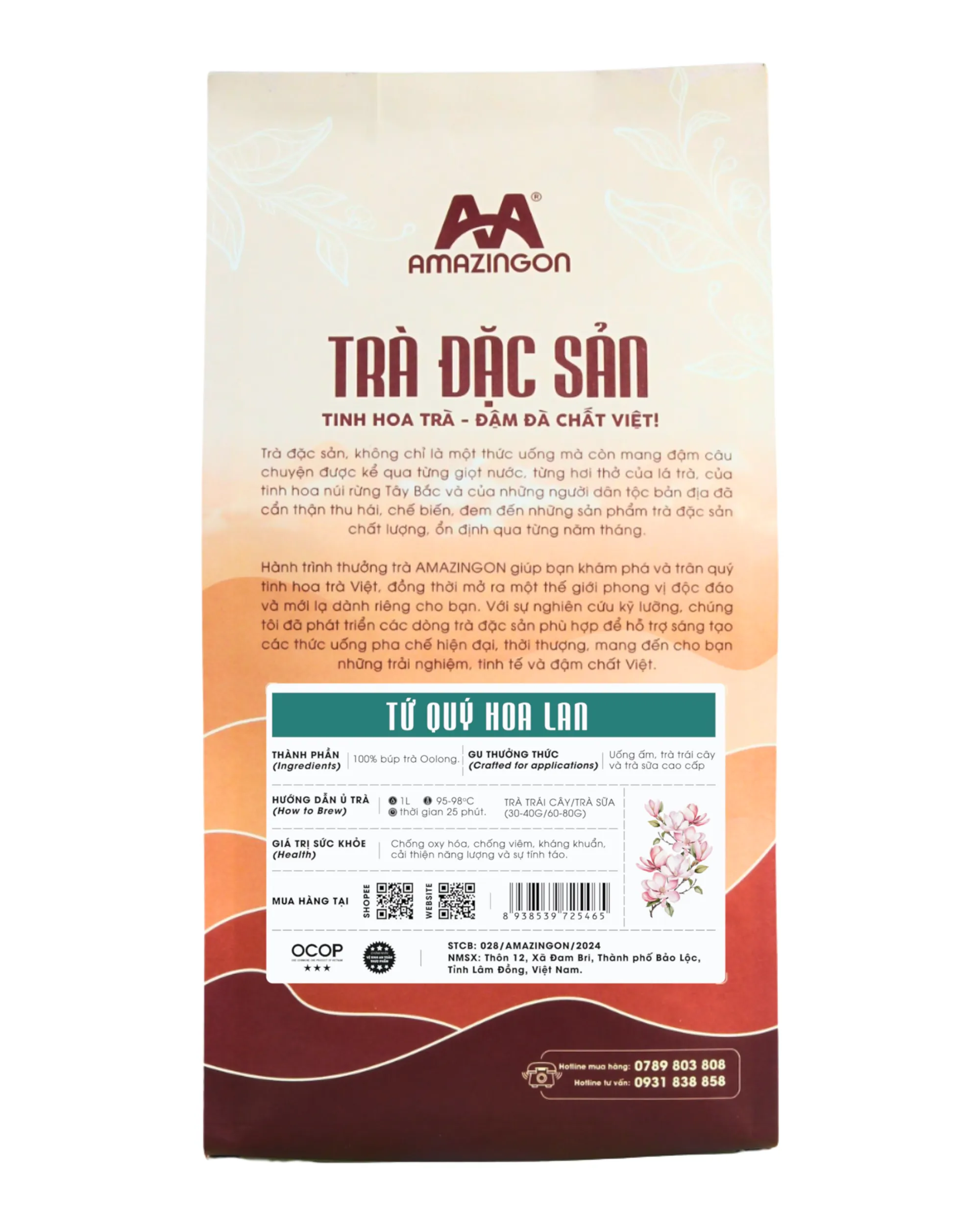 Trà Đặc Sản Tứ Quý Hoa Lan - 500g - Image 2