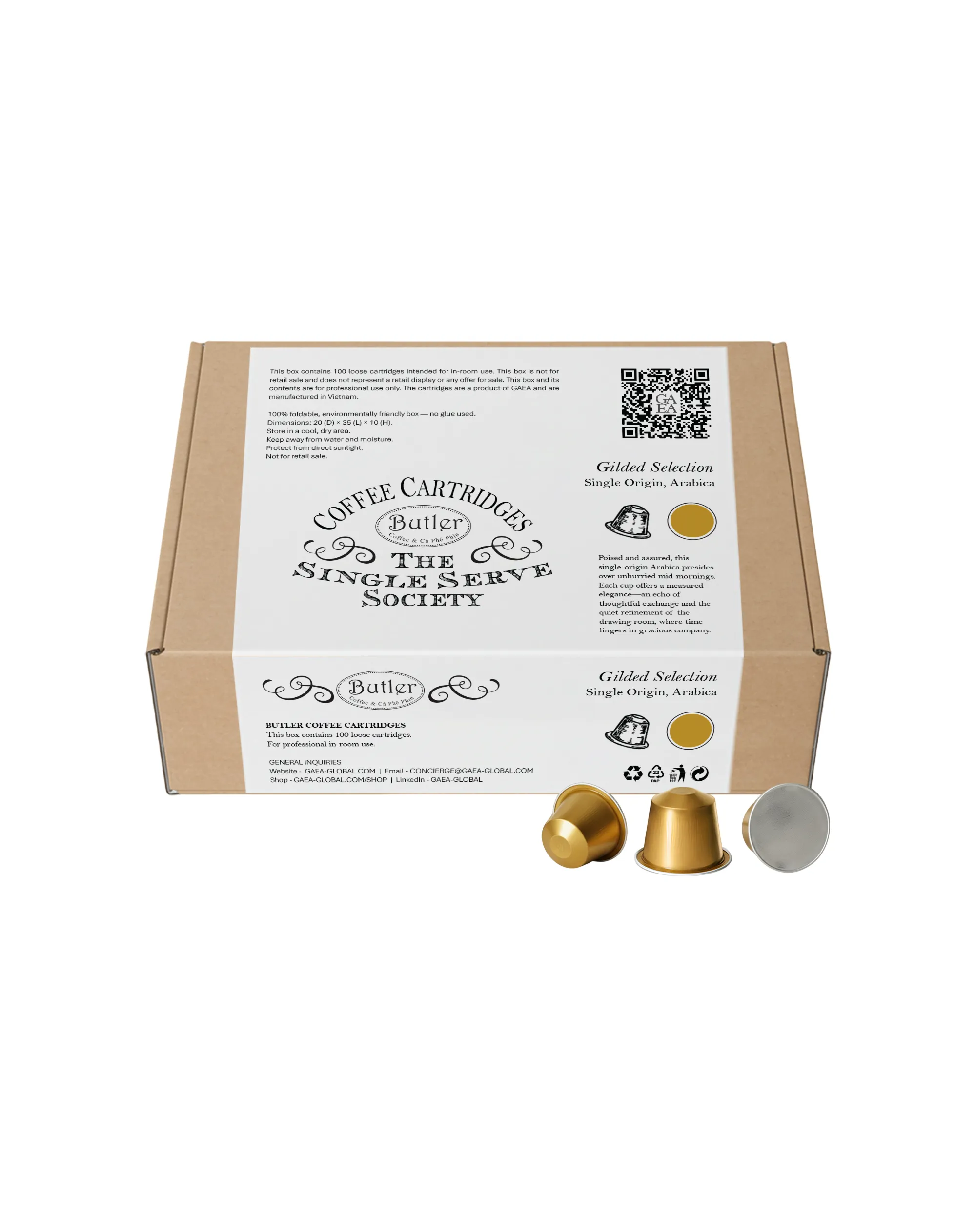 Cà Phê Viên Nén Gilded Selection - 100 Capsules