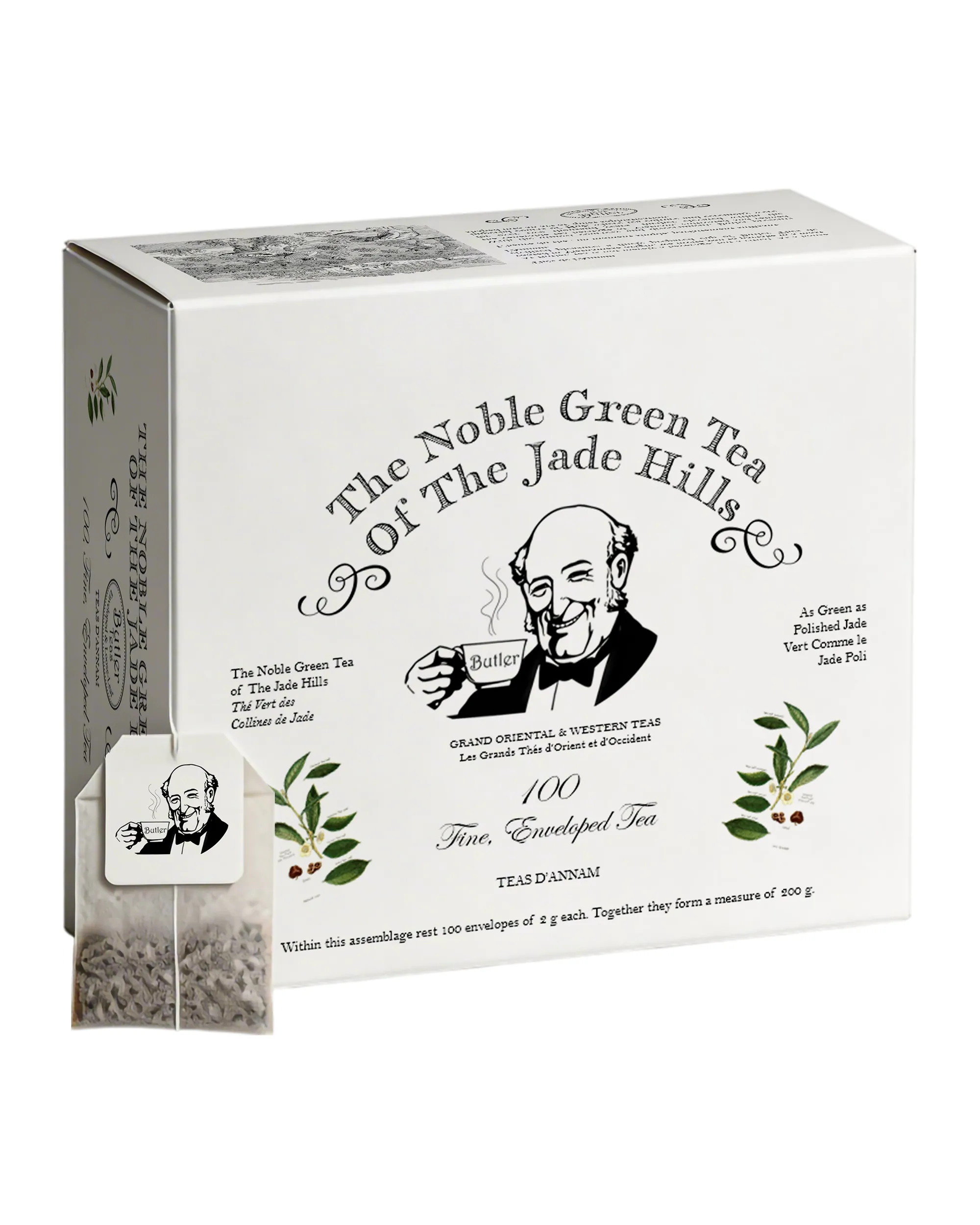 Trà Xanh Việt Nam The Noble Green Tea of the Jade Hills - 100 Túi Lọc