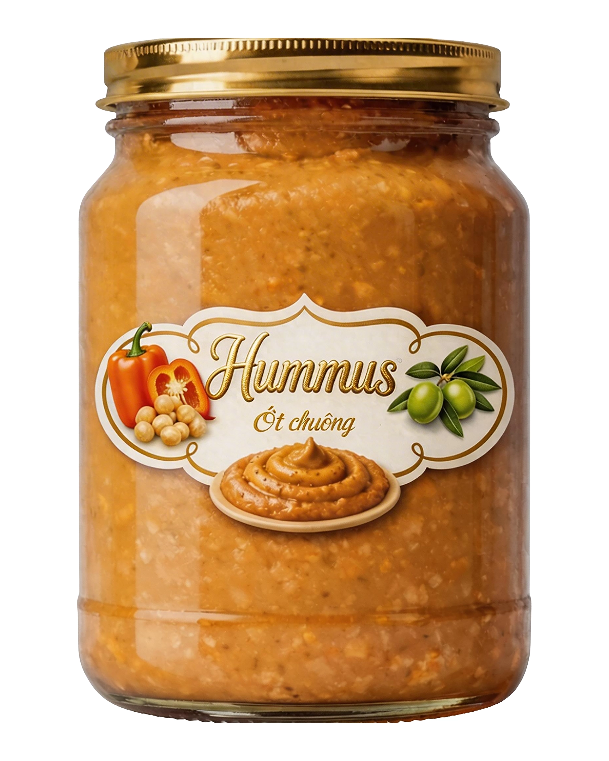 Hummus Vị Ớt Chuông - 750g